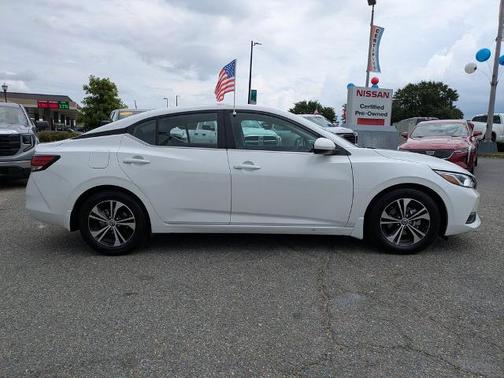 Aspen White 2023 Nissan Sentra SV