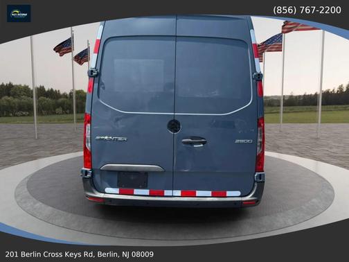 Blue 2019 Mercedes-Benz Sprinter 2500 High Roof w/144 WB Van 3D