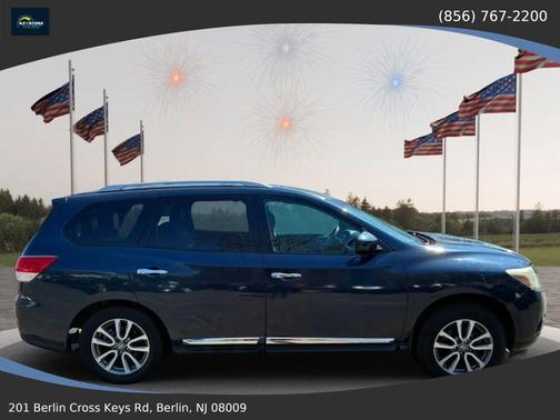 Arctic Blue Metallic 2013 Nissan Pathfinder SL