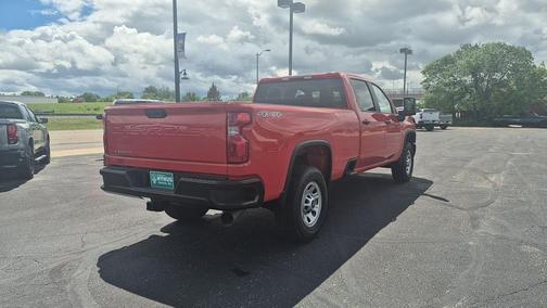 Red Hot 2026 Chevrolet Silverado 3500 Crew Cab, Long Bed, WT Dual Rear Wheel, RWD