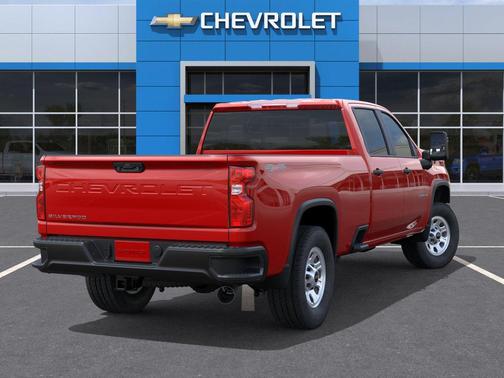 Red Hot 2026 Chevrolet Silverado 3500 Crew Cab, Long Bed, WT Dual Rear Wheel, RWD