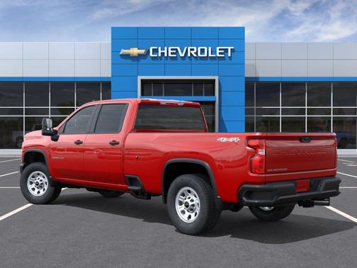 Red Hot 2026 Chevrolet Silverado 3500 Crew Cab, Long Bed, WT Dual Rear Wheel, RWD