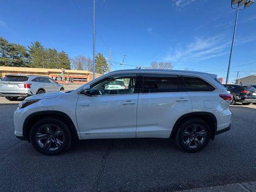 Blizzard Pearl 2017 Toyota Highlander Hybrid Platinum