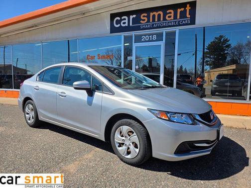 Gray 2014 Honda Civic LX