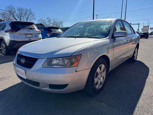 Bright Silver 2007 Hyundai SONATA GLS