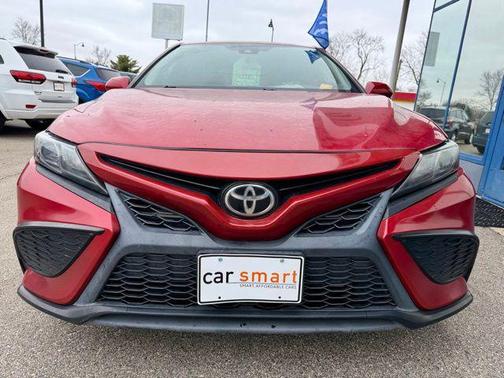 Supersonic Red 2021 Toyota Camry SE