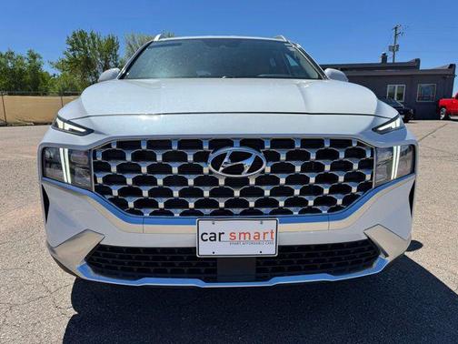 Quartz White 2021 Hyundai SANTA FE SEL 2.4