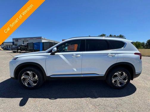 Quartz White 2021 Hyundai SANTA FE SEL 2.4