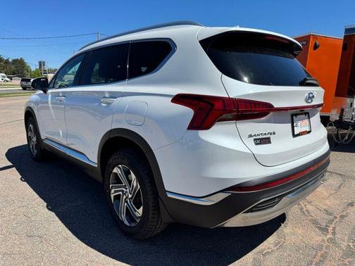 Quartz White 2021 Hyundai SANTA FE SEL 2.4