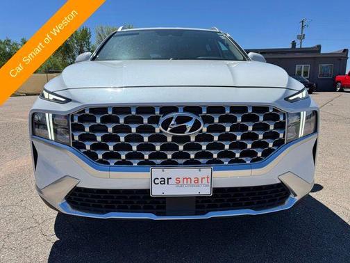 Quartz White 2021 Hyundai SANTA FE SEL 2.4