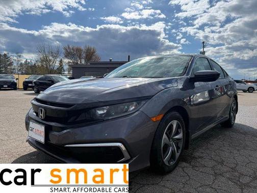 Modern Steel Metallic 2019 Honda Civic LX