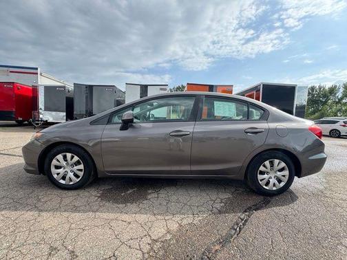 Gray 2012 Honda Civic LX