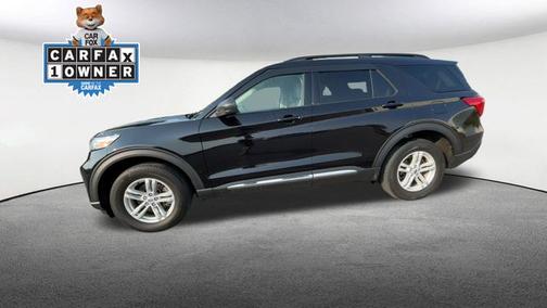 AGATE BLACK METALLIC 2023 Ford Explorer XLT