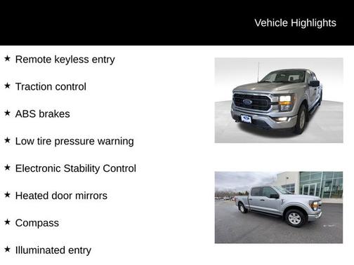 ICONIC SILVER METALLIC 2023 Ford F-150 XLT