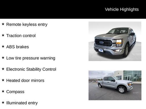 ICONIC SILVER METALLIC 2023 Ford F-150 XLT