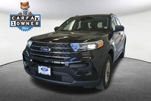 AGATE BLACK METALLIC 2023 Ford Explorer XLT