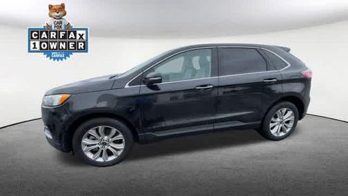 AGATE BLACK METALLIC 2024 Ford Edge TITANIUM
