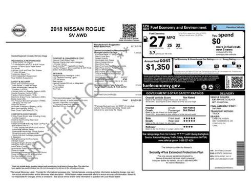 2018 Nissan Rogue SV