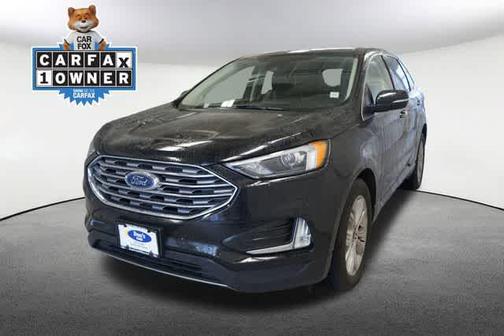 AGATE BLACK METALLIC 2023 Ford Edge Titanium