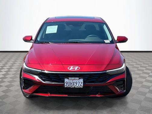Red 2025 Hyundai ELANTRA HEV Limited