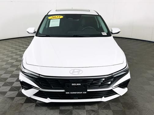 White 2025 Hyundai ELANTRA Limited