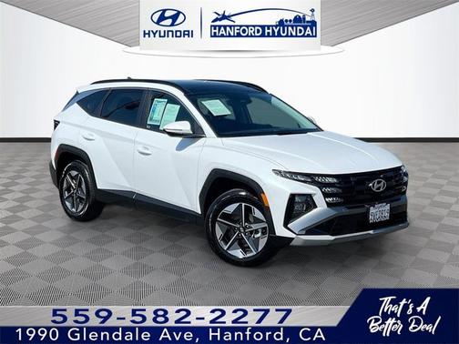 White 2025 Hyundai TUCSON Hybrid SEL Convenience