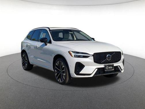 Crystal White 2026 Volvo XC60 Plug-In Hybrid Ultra, T8 AWD Electric/Gasoline, Dark