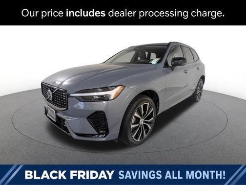 Thunder Grey Metallic 2024 Volvo XC60 B5 Ultimate Dark Theme