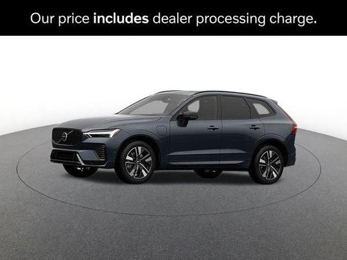 Denim Blue Metallic 2026 Volvo XC60 Plug-In Hybrid Plus, T8 AWD Electric/Gasoline, Dark