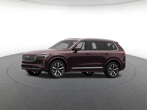 Mulberry Red Metallic 2026 Volvo XC90 Plus, B6 AWD Gas (mild hybrid), Gasoline, Bright, 7 Seats