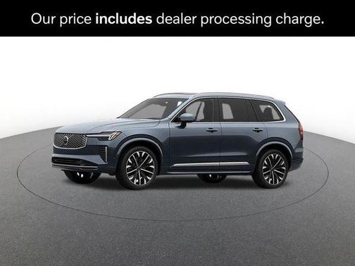 Denim Blue Metallic 2026 Volvo XC90 Ultra, B6 AWD Gas (mild hybrid), Gasoline, Bright, 6 Seats