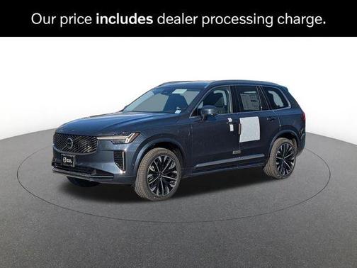 Denim Blue Metallic 2026 Volvo XC90 Plug-In Hybrid Plus, T8 AWD, Electric/Gasoline, Bright, 7 Seats