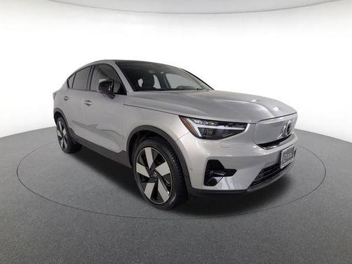 Silver Dawn Metallic 2023 Volvo C40 Recharge Pure Electric Twin Ultimate