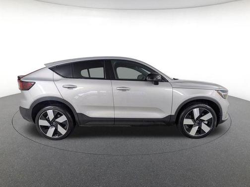 Silver Dawn Metallic 2023 Volvo C40 Recharge Pure Electric Twin Ultimate