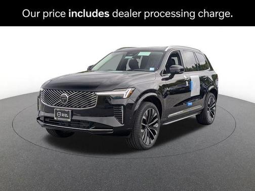 Onyx Black Metallic 2026 Volvo XC90 Ultra, B6 AWD Gas (mild hybrid), Gasoline, Bright, 7 Seats
