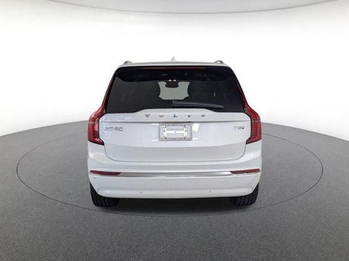 Crystal White Pearl 2026 Volvo XC90 Plug-In Hybrid Plus, T8 AWD, Electric/Gasoline, Bright, 6 Seats