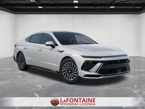 White 2026 Hyundai SONATA Hybrid Limited