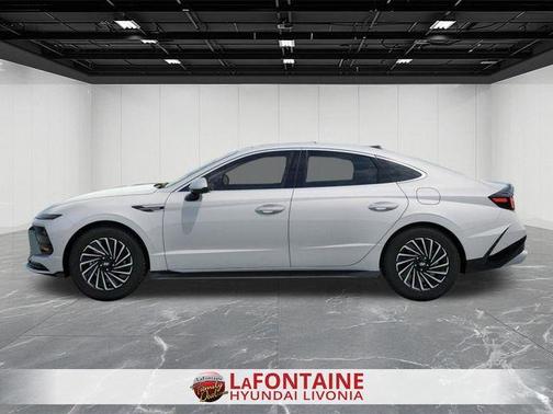 White 2026 Hyundai SONATA Hybrid Limited