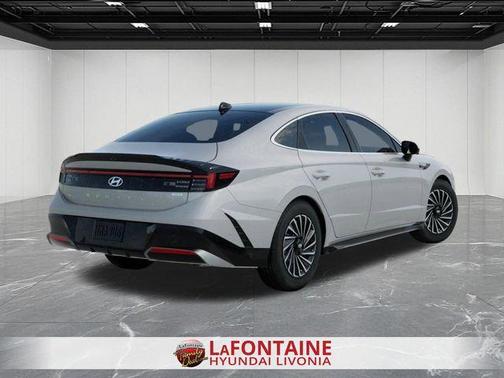 White 2026 Hyundai SONATA Hybrid Limited