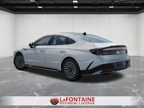 White 2026 Hyundai SONATA Hybrid Limited