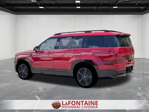 Red 2026 Hyundai SANTA FE HEV Calligraphy