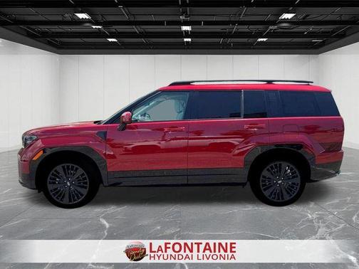 Red 2026 Hyundai SANTA FE HEV Calligraphy