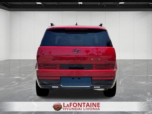 Red 2026 Hyundai SANTA FE HEV Calligraphy