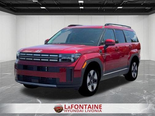 Red 2026 Hyundai SANTA FE HEV SEL