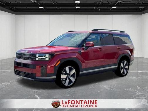 Red 2026 Hyundai SANTA FE HEV Limited