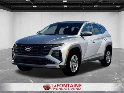Shimmering Silver 2026 Hyundai TUCSON Hybrid Blue SE