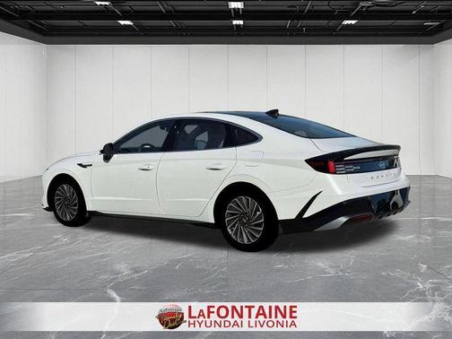 White 2026 Hyundai SONATA Hybrid SEL