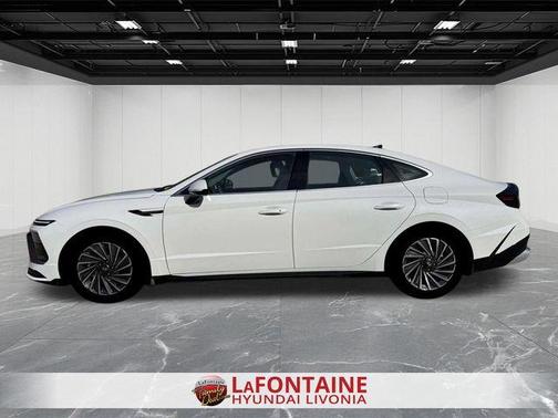 White 2026 Hyundai SONATA Hybrid SEL