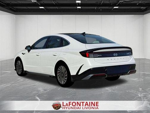 White 2026 Hyundai SONATA Hybrid SEL