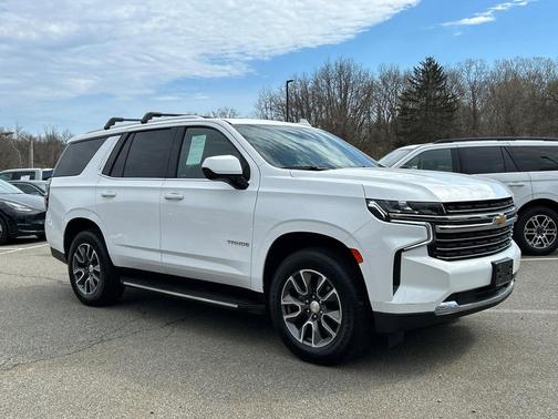 Summit White 2021 Chevrolet Tahoe LT